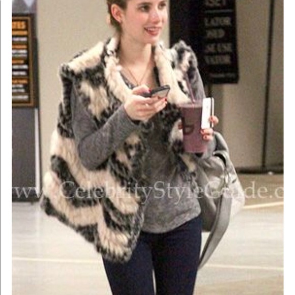 Beautiful on trend, Rabbit fur vest! - Picture 9 of 10